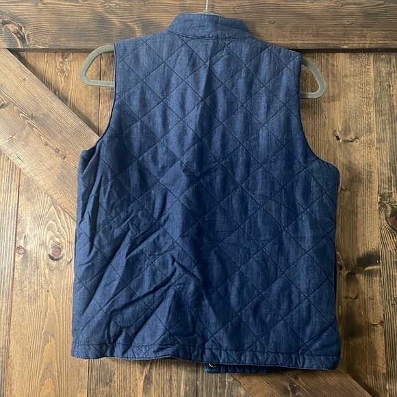 SOFT JOIE KIELAH Quilted Denim Vest - Picture 6 of 8